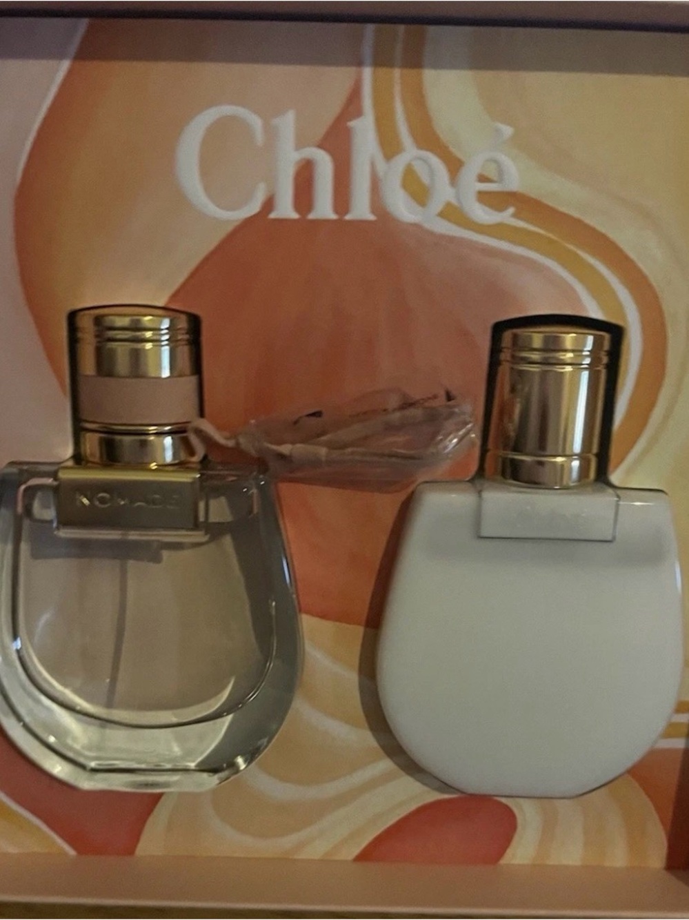 Chloé Women's Skincare Moisturizer & Lotion Set - Clear & White with Gold Caps